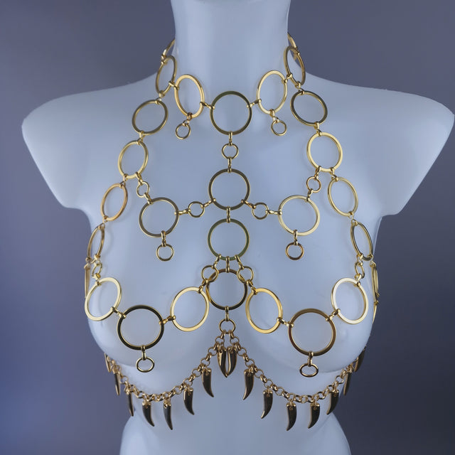 "Mammon" Gold Chain Jewellery Harness