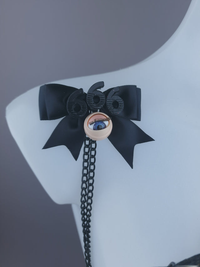 Devil Dollface Necklace Brooch Jewellery