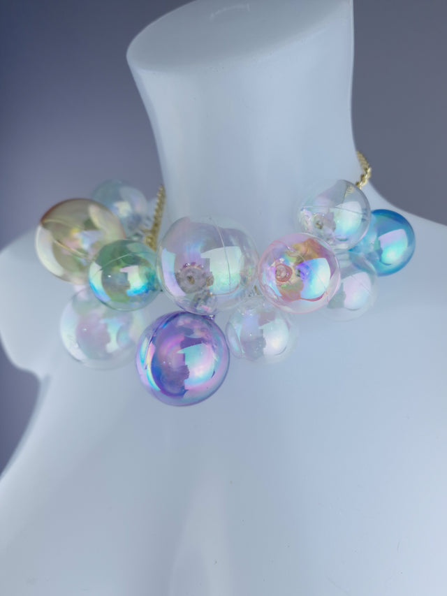Colourful Bubble Necklace Jewellery