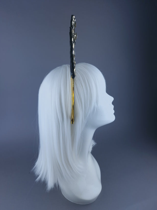 Pearls & Swine: Gold Jewel Halo Headdress