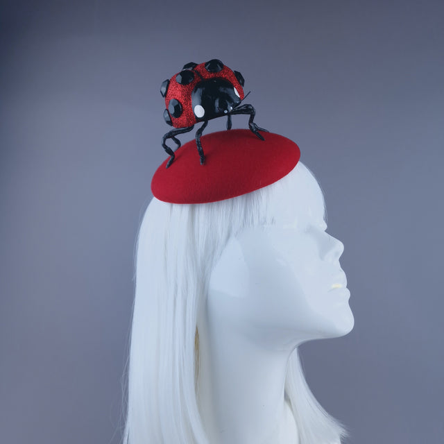 "Lady" Giant Ladybird Fascinator Hat