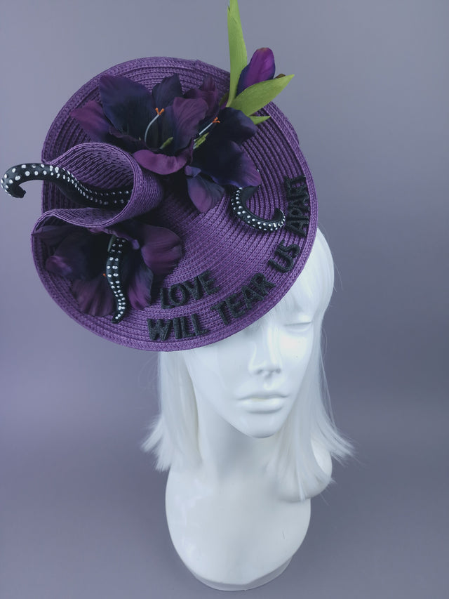 "Love Will Tear Us Apart" Tentacle & Quote Hat