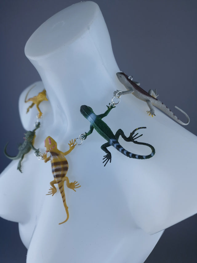 Large Lizard Gecko Neckpiece