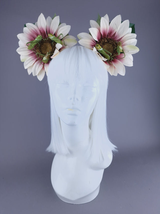 Flower Ear & Grasshopper Headdress & Neckpiece