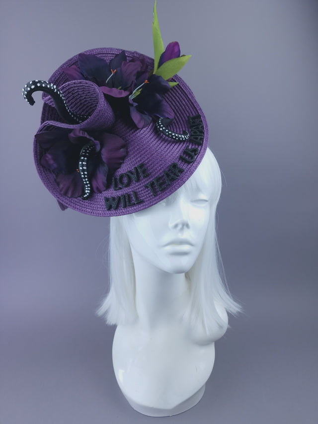 "Love Will Tear Us Apart" Tentacle & Quote Hat