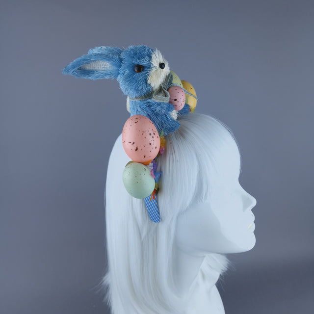 "Easter Bun-net" Blue Bunny Rabbit Headdress