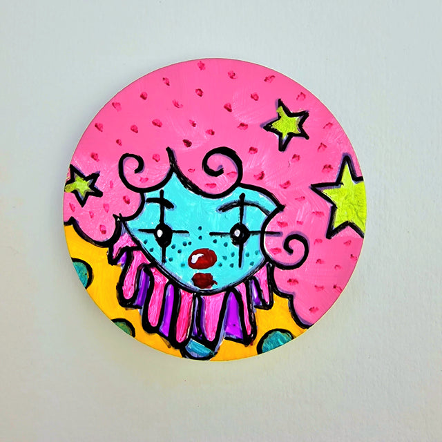 Bink Neptune: Original Clown Painting "Pudding"