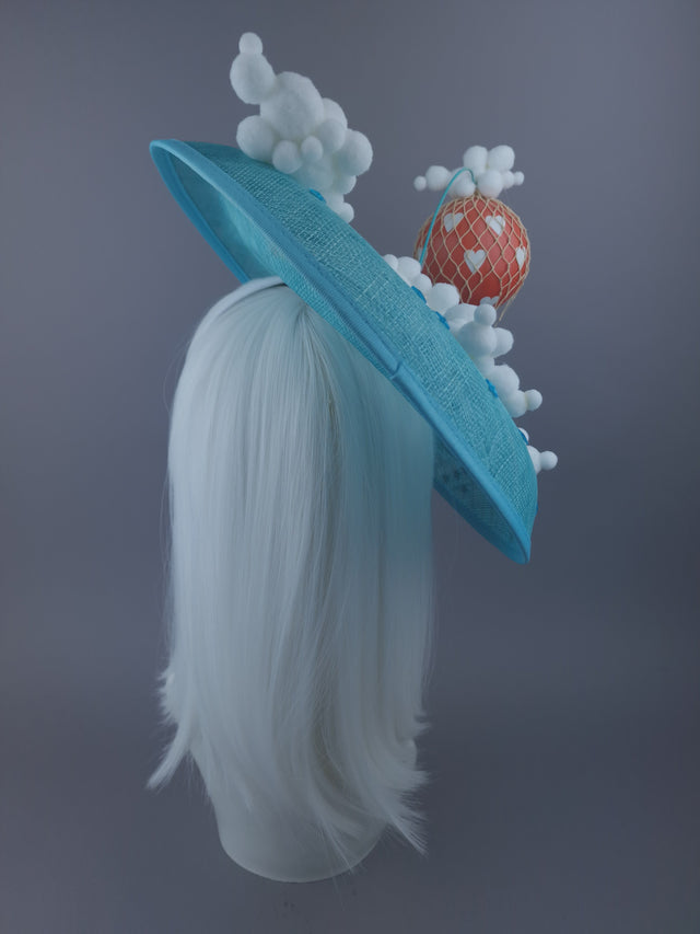 Pearls & Swine: Hot Air Balloon, Clouds, Sky & Sun Hat "Skies"