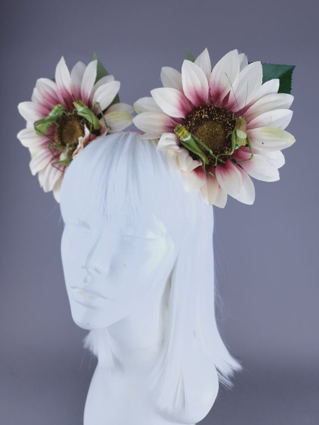 Flower Ear & Grasshopper Headdress & Neckpiece