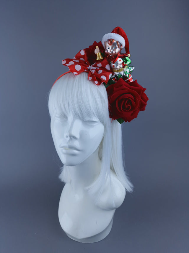 Elf & Roses Xmas Headdress