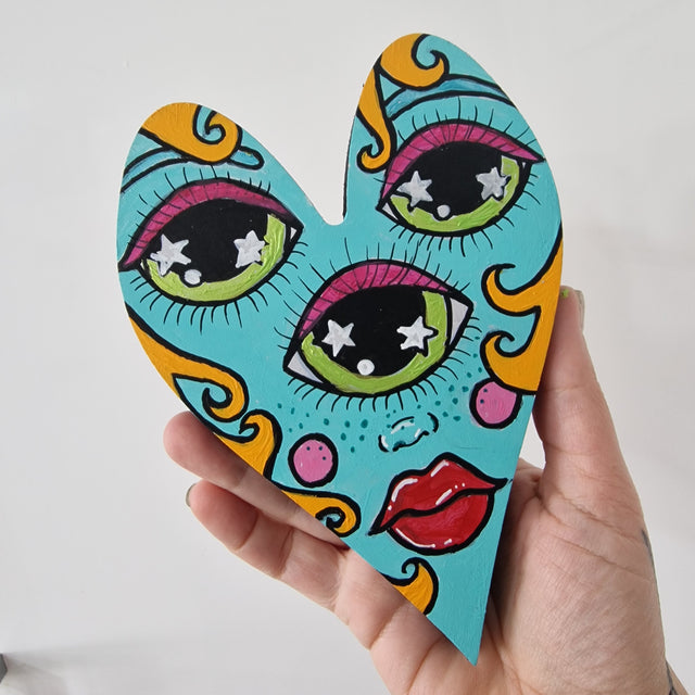 Bink Neptune: Original Face Painting "3rd Eye"
