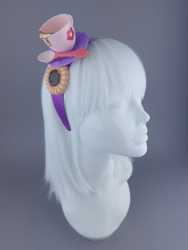 Colourful Tea & Biscuit Headpiece