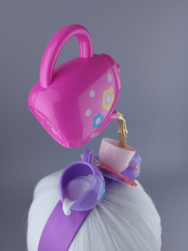 Colourful Teapot Pouring Headpiece