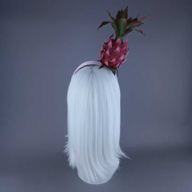 "Anona" Pink Pineapple Headdress