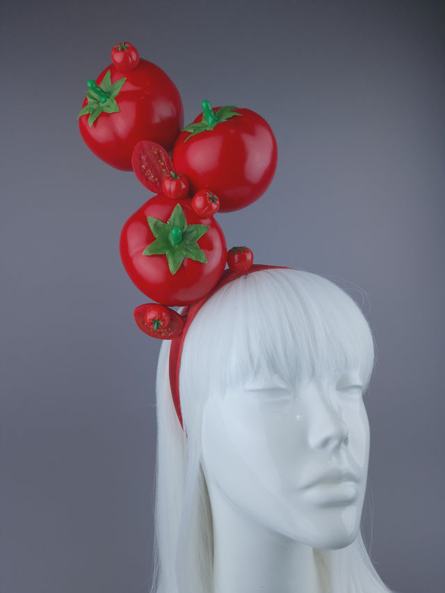 Pearls & Swine: Red Tomato Headpiece