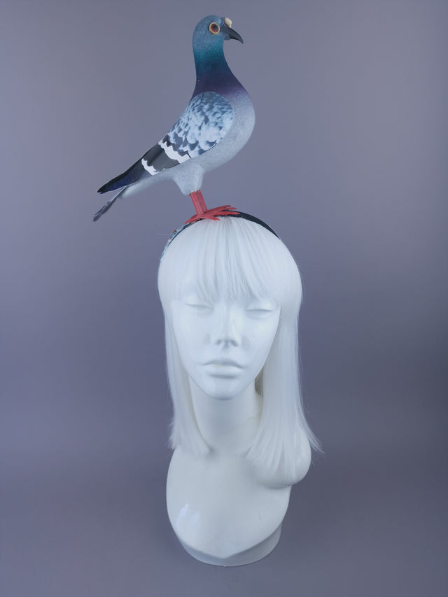 "Wabi-Sabi" Whimsical Large Pigeon Poop Headband
