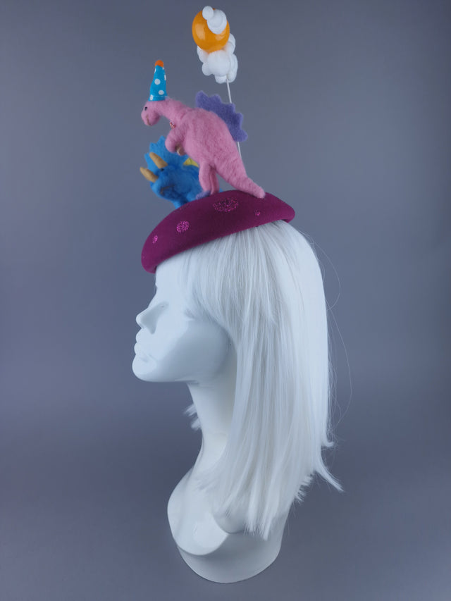 "Deeno" Dinosaur Party Fascinator Hat