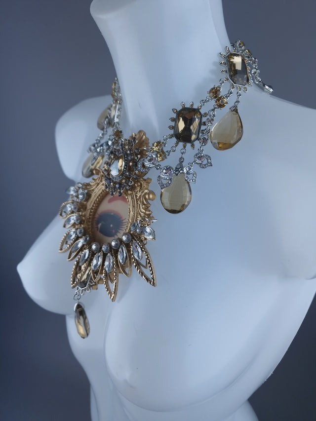 "ICU" Bradley Doll Eye Necklace