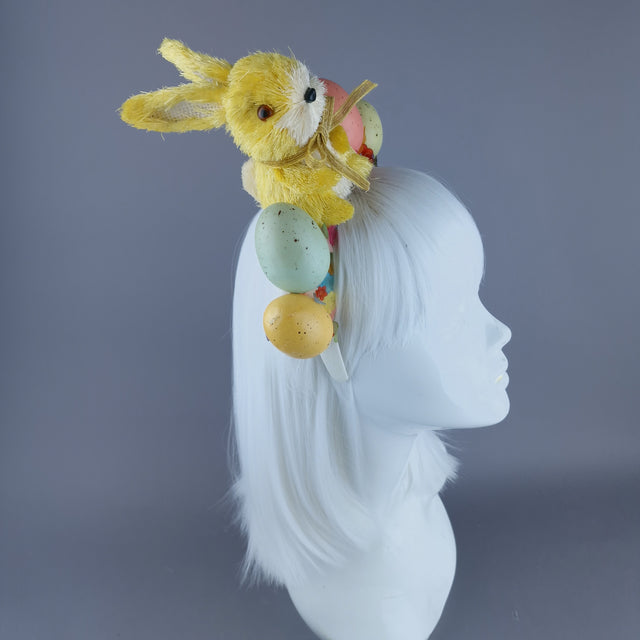 "Easter Bun-net" Yellow Bunny Rabbit Headdress