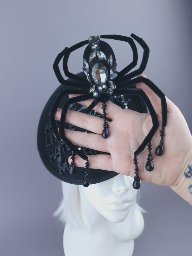 "Pretty Little Hate Machine" Spider & Quote Hat