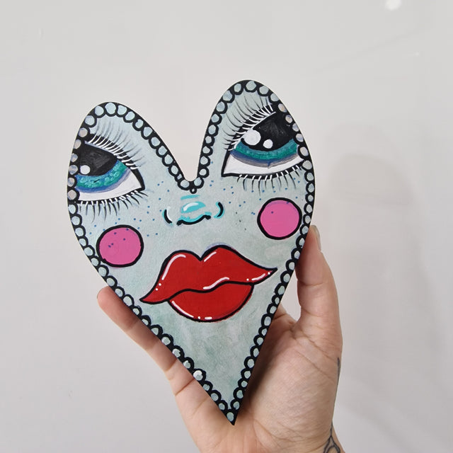 Bink Neptune: Original Face Painting "Kiss"