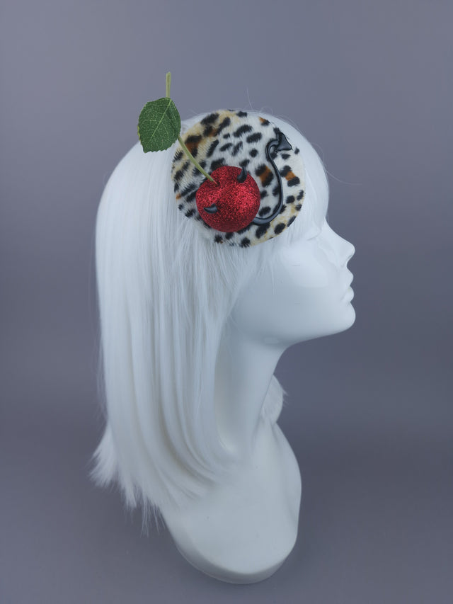 Cherry Devil Mini Fascinator