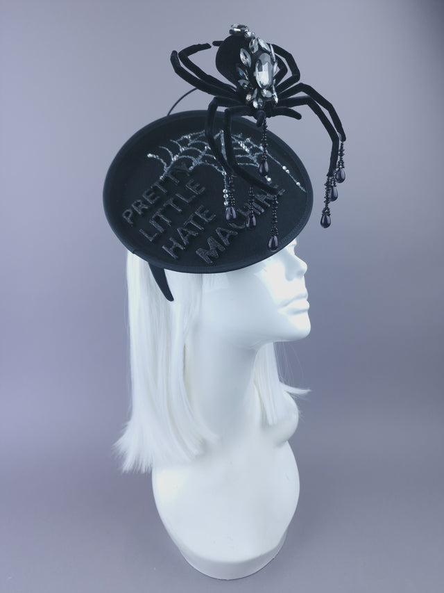 "Pretty Little Hate Machine" Spider & Quote Hat