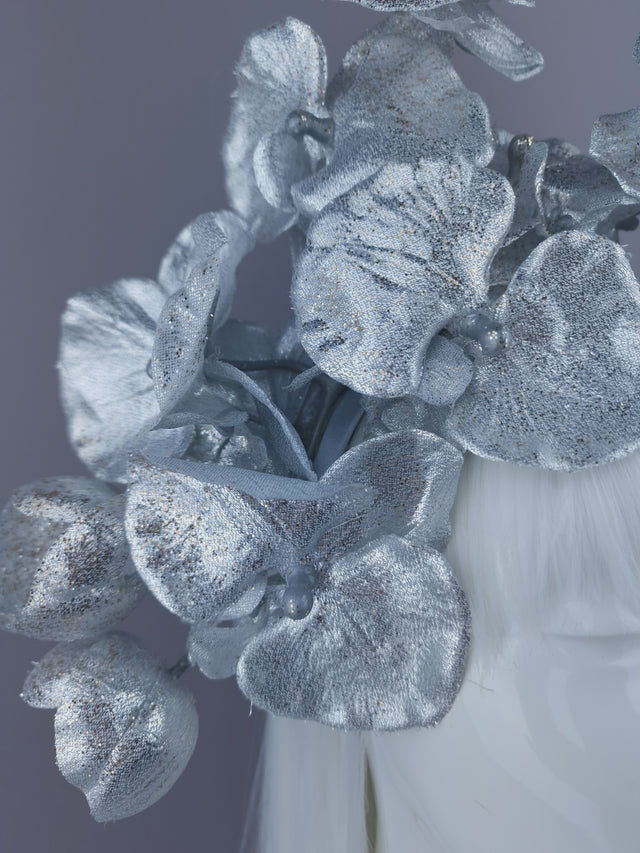 Silver Orchid Headdress