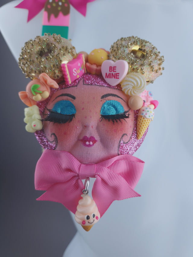 Cake Dollface Necklace Brooch Jewellery