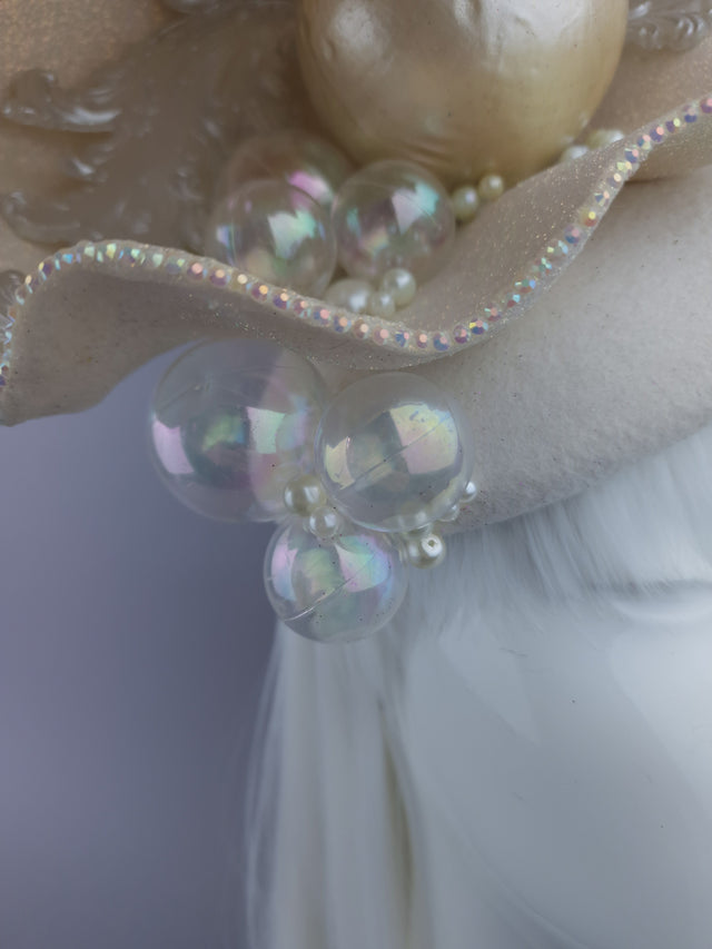 Pearls & Swine: Bespoke Commission Shell Headpiece with Sunglasses