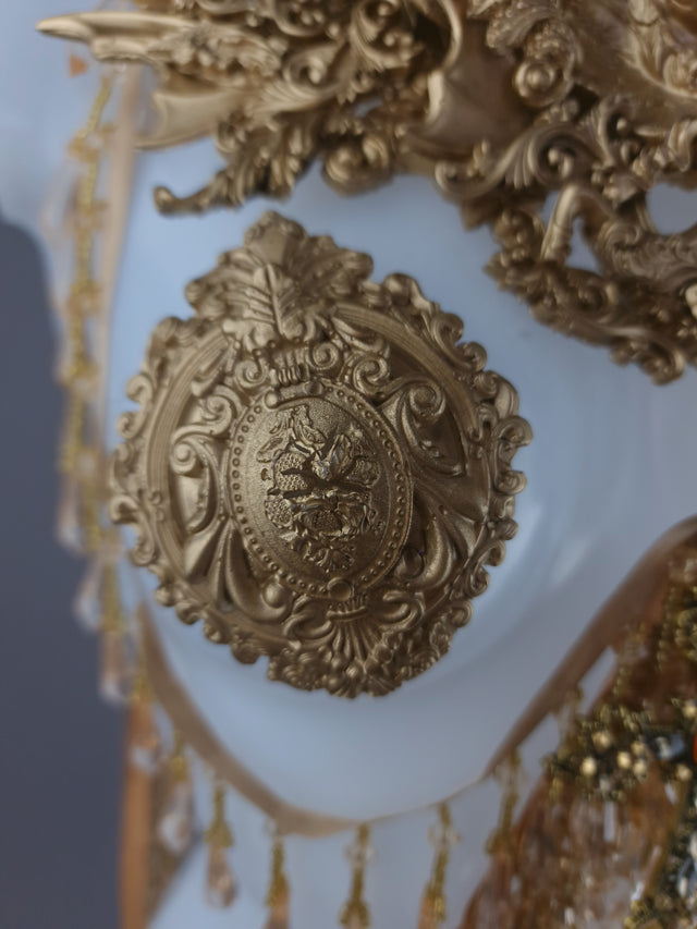 "Holy" Gold Filigree Cherub Body Jewellery Harness