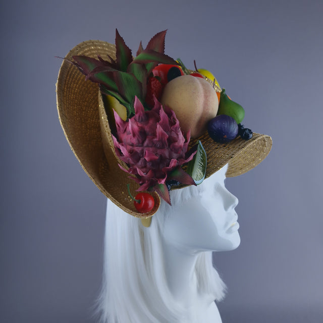 "Frooti" Colourful Fruit Fascinator Hat