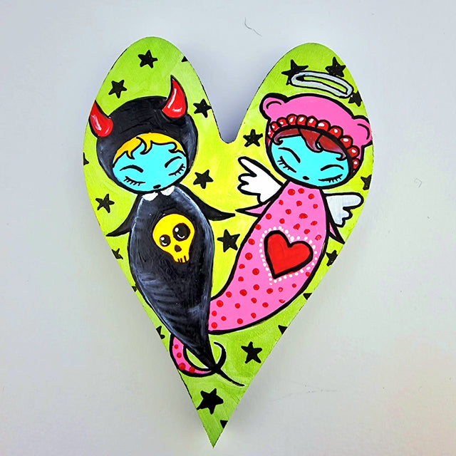 Bink Neptune: Original Painting "Good 'n Evil"
