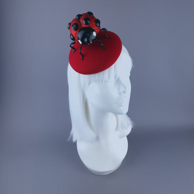 "Lady" Giant Ladybird Fascinator Hat
