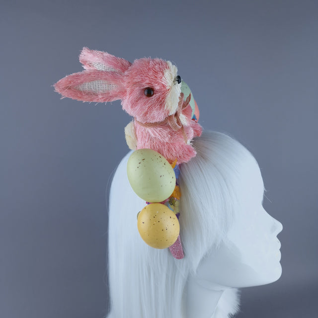 "Easter Bun-net"Pink Bunny Rabbit Headdress