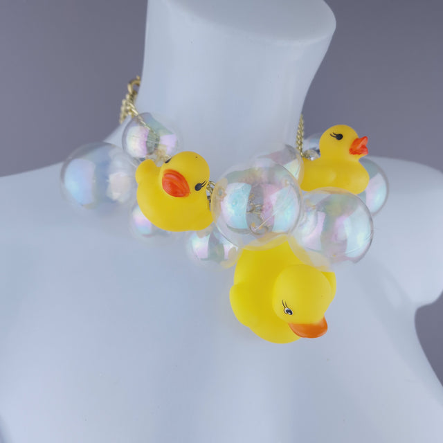 Duck & Bubble Necklace Jewellery