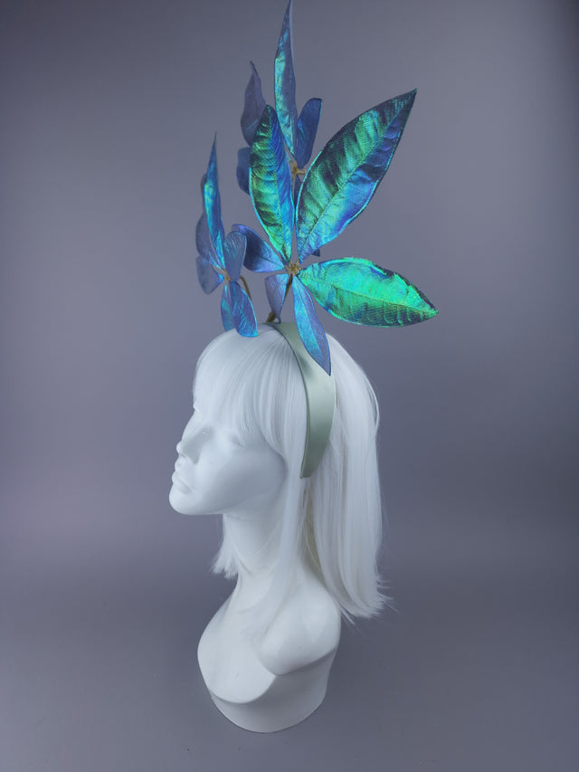 "Anuhea" Iridescent Leaf Headdress