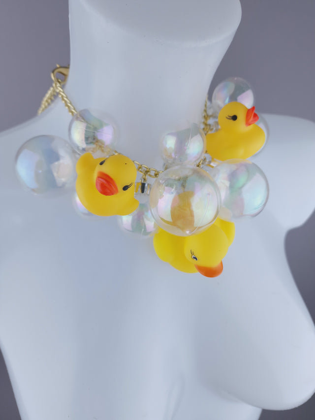 Duck & Bubble Necklace Jewellery