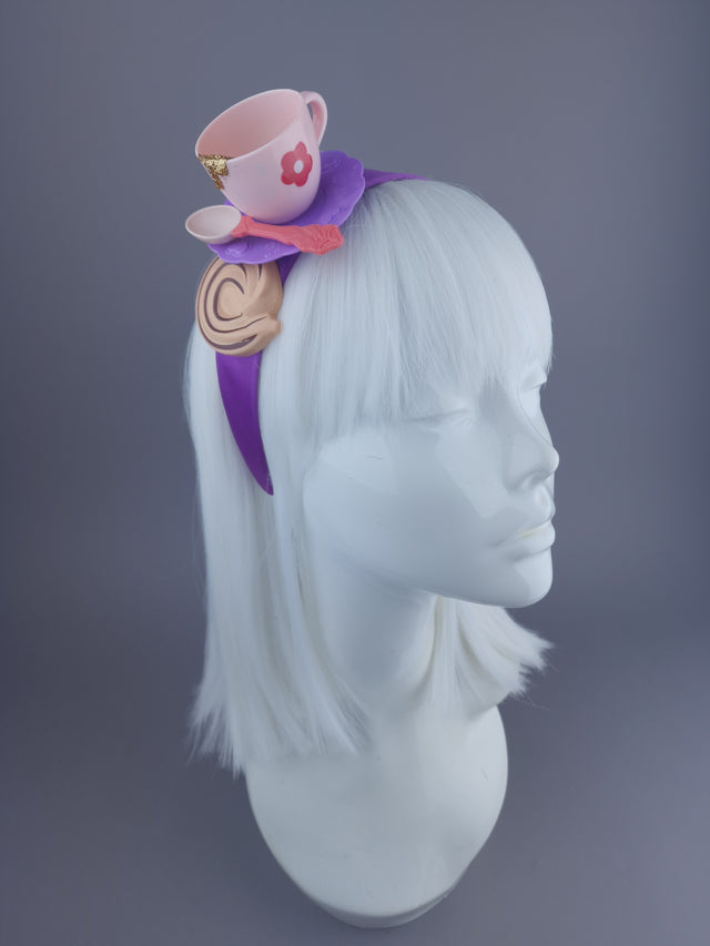 Colourful Tea & Biscuit Headpiece