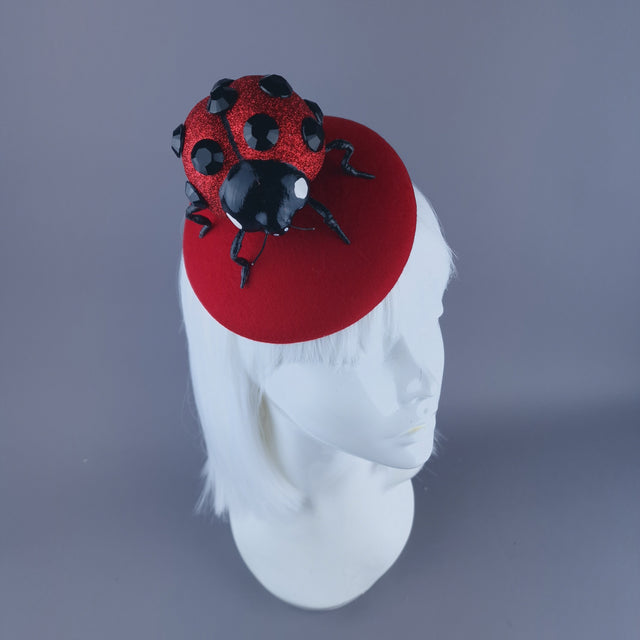 "Lady" Giant Ladybird Fascinator Hat