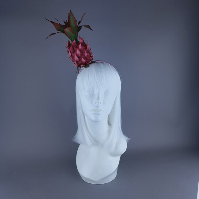 "Anona" Pink Pineapple Headdress