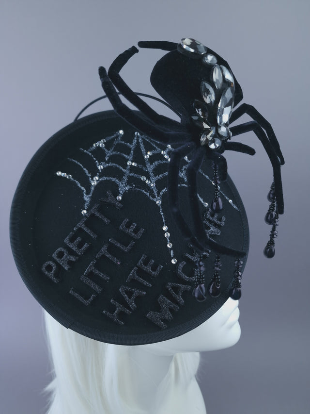 "Pretty Little Hate Machine" Spider & Quote Hat