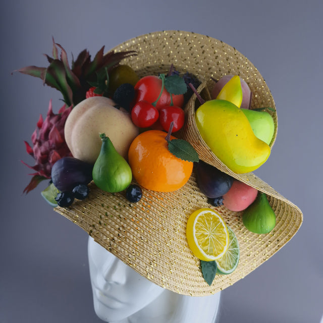 "Frooti" Colourful Fruit Fascinator Hat