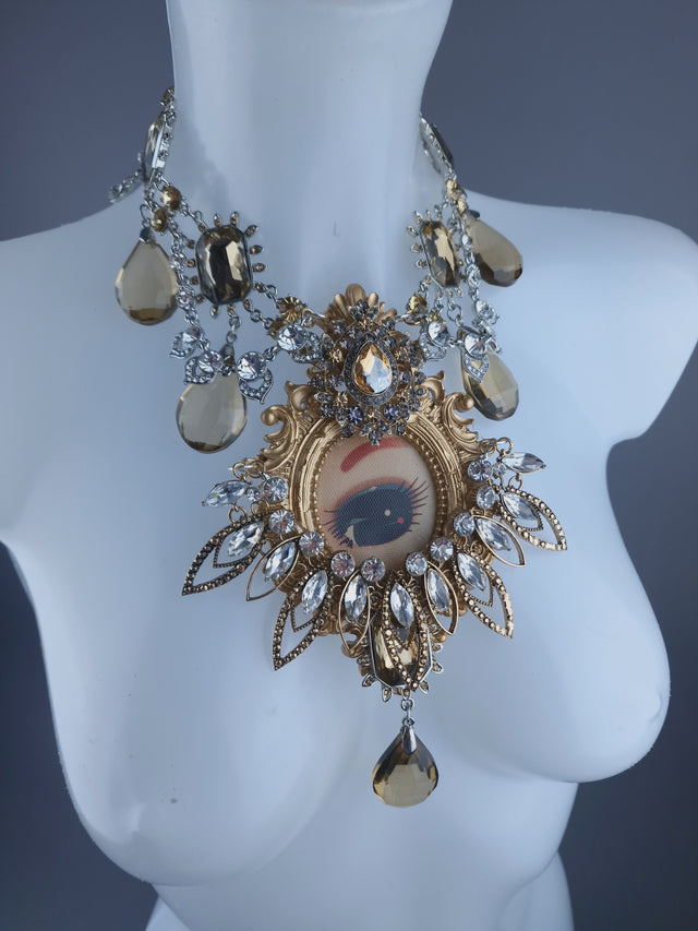 "ICU" Bradley Doll Eye Necklace