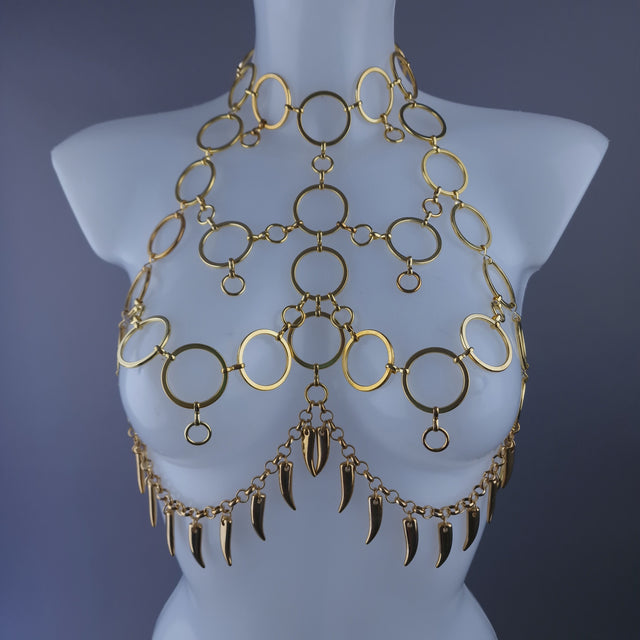 "Mammon" Gold Chain Jewellery Harness