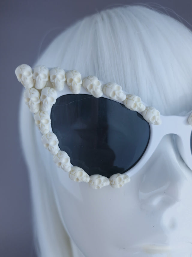 SAMPLE! Skull Cateye Sunglasses