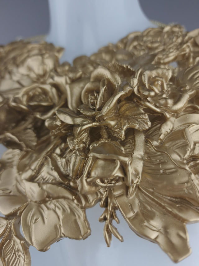 "Rose du Ciel" Gold Harness Body Jewellery.