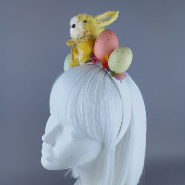 "Easter Bun-net" Yellow Bunny Rabbit Headdress