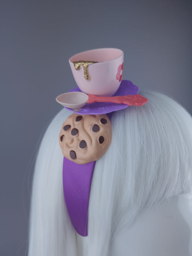 Colourful Tea & Cookie Headpiece