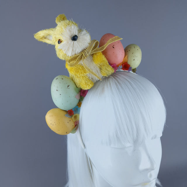 "Easter Bun-net" Yellow Bunny Rabbit Headdress